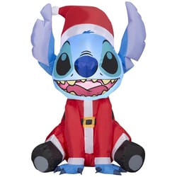 Gemmy Christmas Inflatable Stitch in Santa Suit 36 in. Inflatable