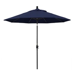 California Umbrella Pacific Trail Series 9 ft. Tiltable Navy Blue Market Umbrella