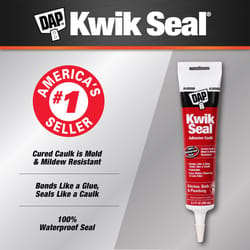 DAP Kwik Seal Almond Acrylic Latex Kitchen and Bath Adhesive Caulk 5.5 oz