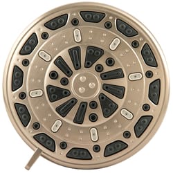 PlumbCraft Brushed Nickel ABS 3 settings Showerhead 2 gpm