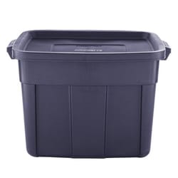 Storage Tote, Cement Color, 18-Gallons