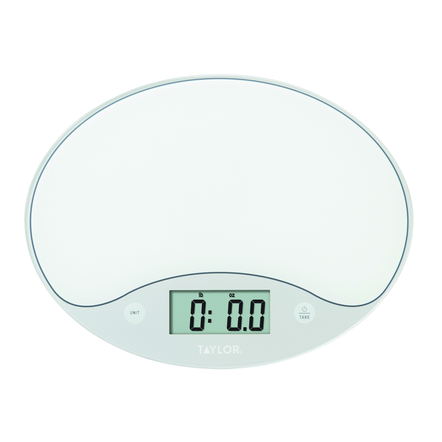 Photos - Food Container Taylor White Digital Kitchen Scale 11 lb 1053WHT 