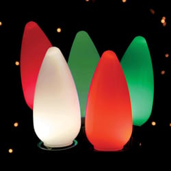 Celebrations Platinum LED C9 Red/Green/Pure White 25 ct String Christmas Lights 24 ft.