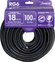 Southwire 100 ft. 18/1 Solid Audio Shield Coax Cable