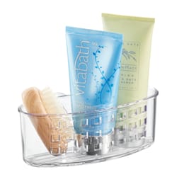 iDesign Gloss Clear Plastic Shower Caddy
