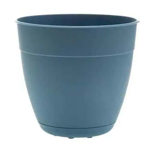 Bloem Dayton 5.75 in. H X 6 in. D Plastic Ocean Series Planter Ocean Blue