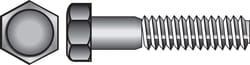 HILLMAN 7/16 in. D X 7 in. L Zinc Plated Steel Hex Bolt 25 pk