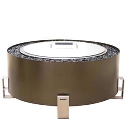 Breeo Luxeve Smokeless Fire Pit 30 in. W Stainless Steel Outdoor Round Wood Fire Pit