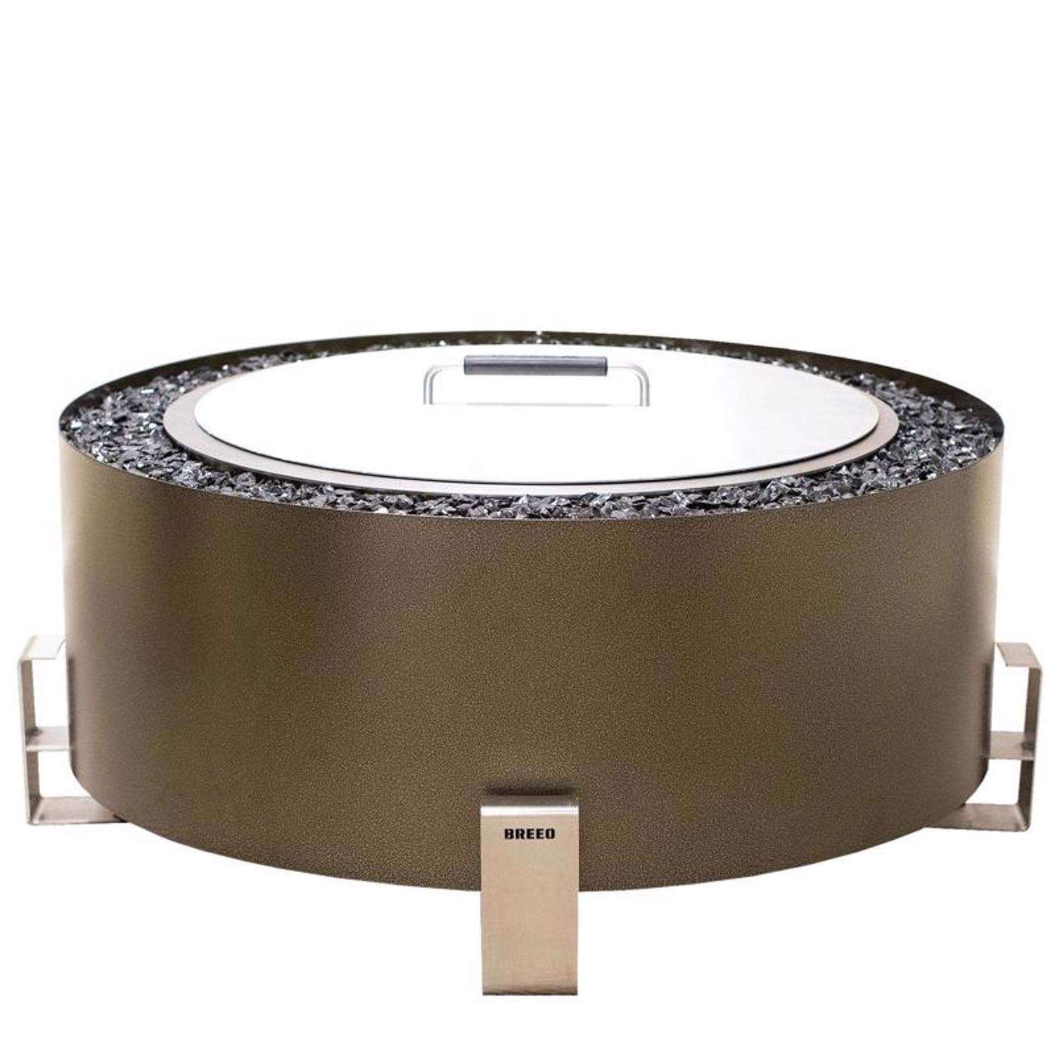 Breeo Luxeve Smokeless Fire Pit 30 in. W Stainless Steel Outdoor Round