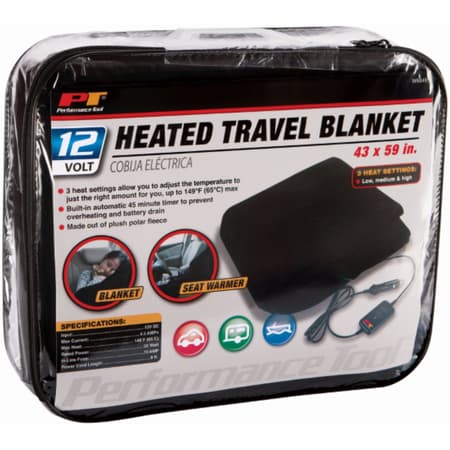 12 volt best sale heated travel blanket