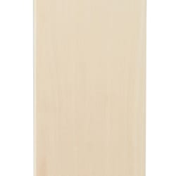 Midwest Products 1/8 in. X 4 in. W X 3 ft. L Basswood Sheet #2/BTR Premium Grade