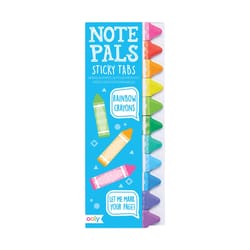 OOLY Note Pals Rainbow Crayons 2.13 in. W X 6.3 in. L Assorted Sticky Tabs 1 pad