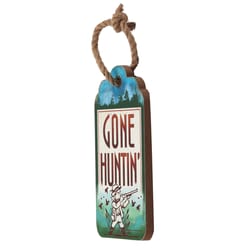 Open Road Brands Hone Huntin' Rope Sign MDF Wood 1 pk