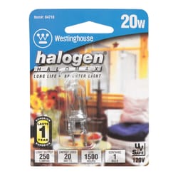 Westinghouse 20 W T4 Decorative Halogen Bulb 200 lm White 1 pk