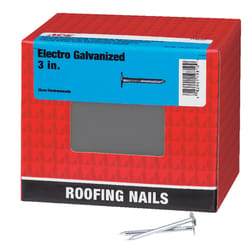 Ace 3 in. Roofing Electro-Galvanized Steel Nail Large Head 5 lb