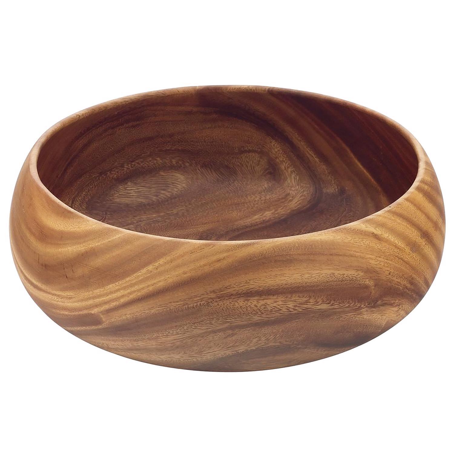 Pacific Merchants Acacia Wood Calabash Bowl 1 ct Sansujyuku sansujyuku.com