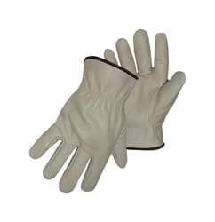 Boss Men's Indoor/Outdoor Driver Work Gloves Tan L 1 pair