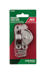 Ace Silver Brass Window Lock 1 pk