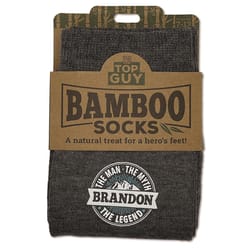 Top Guy Brandon Men's One Size Fits Most Socks Gray