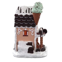 Lemax Multicolored Cookies 'N Cream Creamery Christmas Village 8 in.