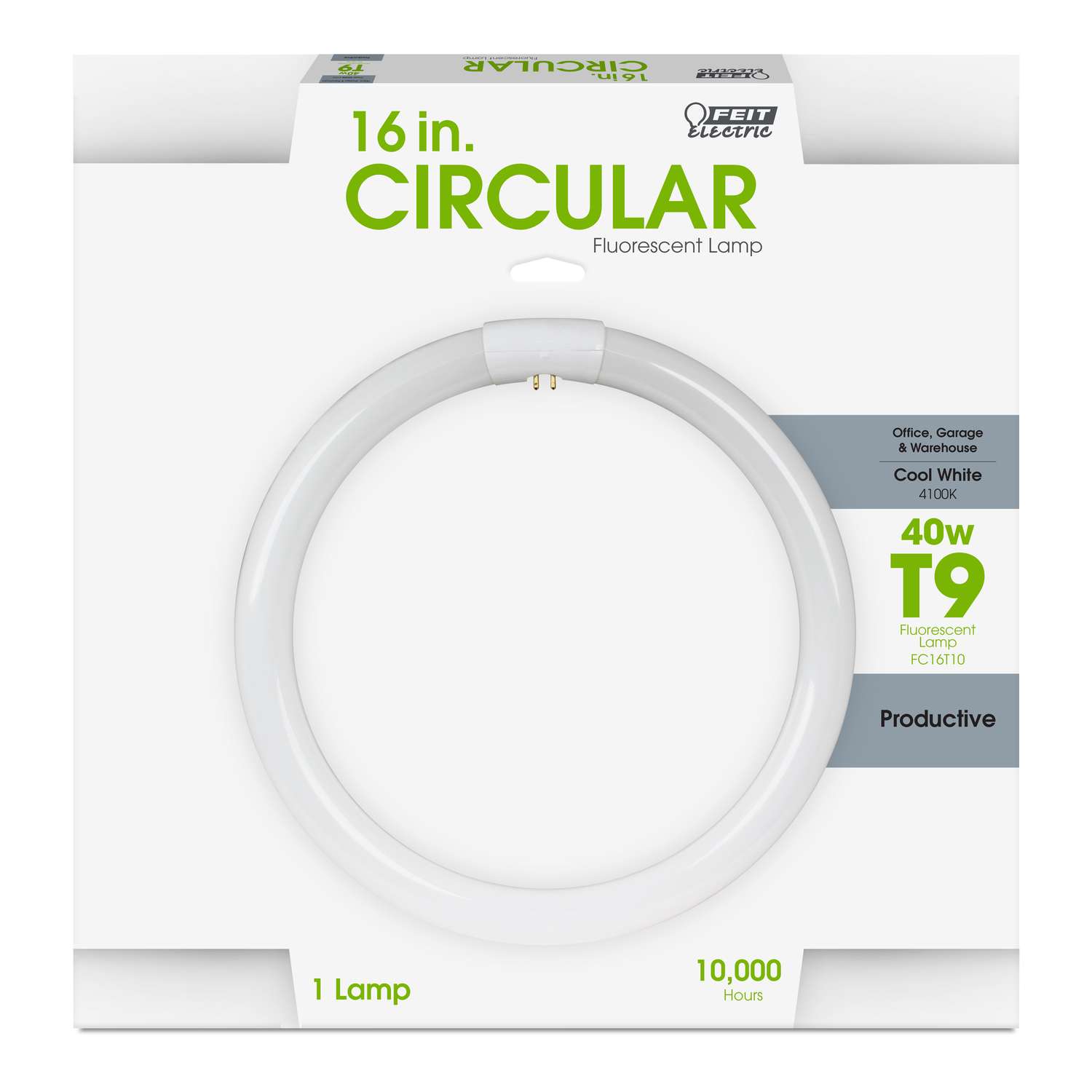 FEIT Electric 40 watt T9 16 in. L Fluorescent Bulb Cool White Circular