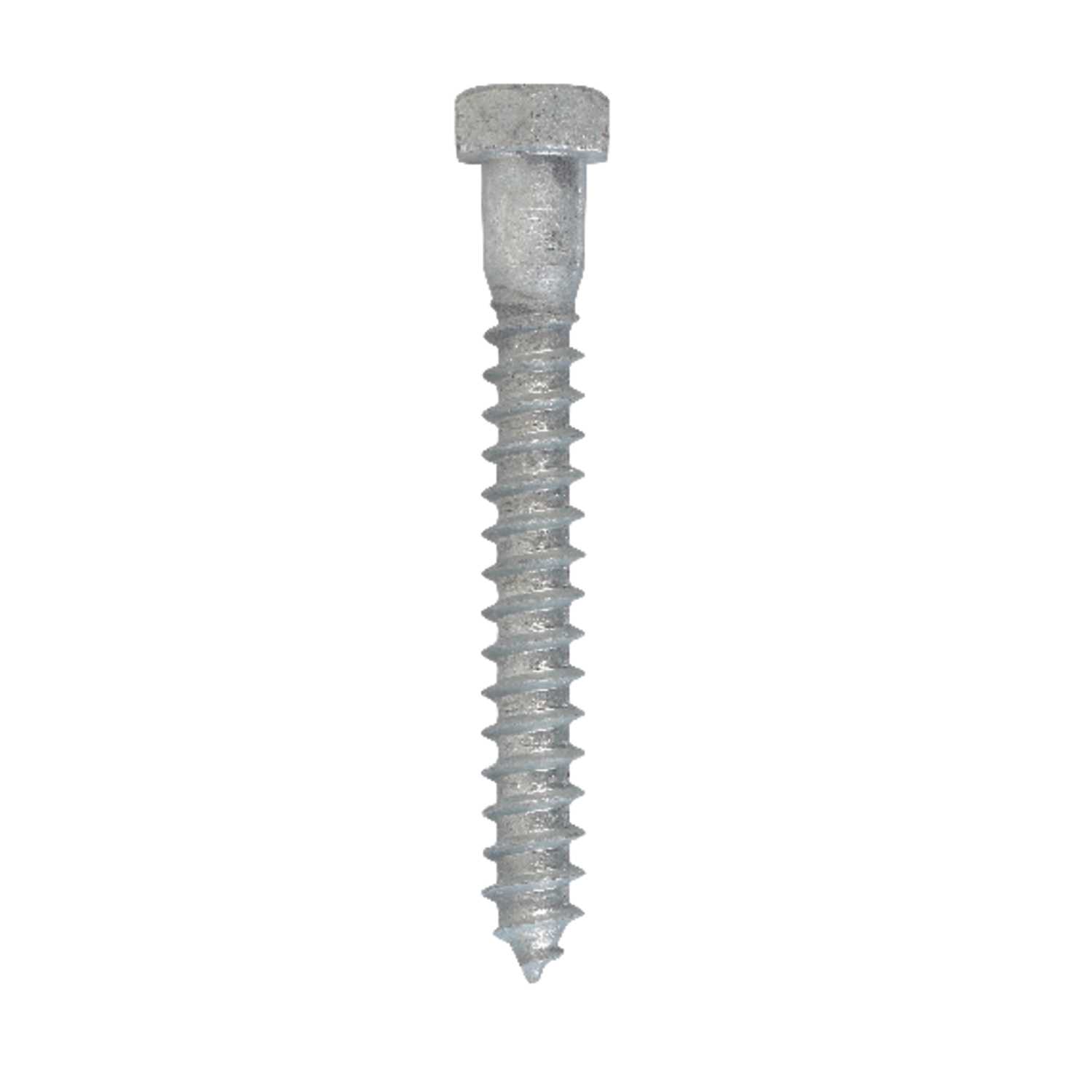 Hillman 3/8 in. x 3 in. L Hex Hot Dipped Galvanized Steel Lag Screw 50 ...