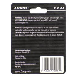 Dorcy LED Flashlight Bulb 3 V Flanged Base