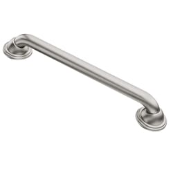 Hand Held Shower Holder for 1-1/4 Grab Bar with Brushed Nickel