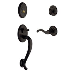 Baldwin Estate Logan Oil Rubbed Bronze Handleset 2-1/4 in.