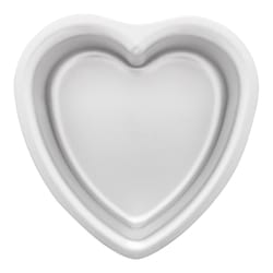 Fat Daddio's 7 in. W X 7 in. L Heart Cake Pan Silver 1 pc