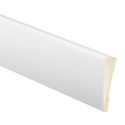 Inteplast Building Products 5/8 in. H X 2-1/4 in. W X 7 ft. L Prefinished White Polystyrene Casing