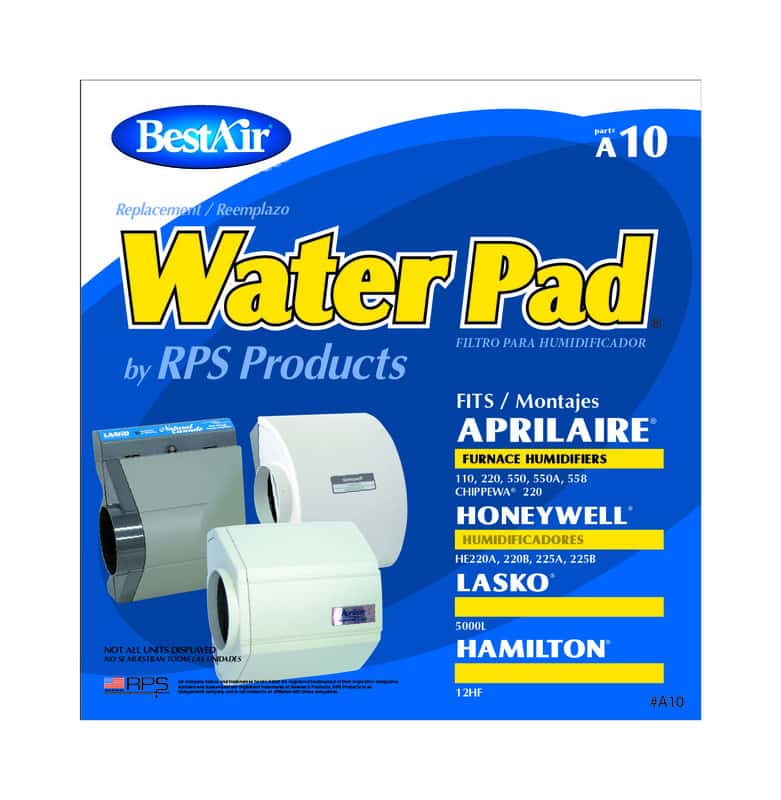 BestAir Replacement Water Pad For Aprilaire 110, 220, 550, 550A, 558; Honeywell HE220A/B, HE225A