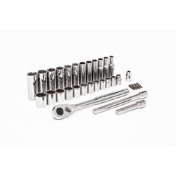 Crescent 3/8 in. drive Metric 6 and 12 Point Socket Wrench Set 32 pc