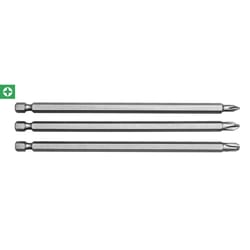 Century Drill & Tool Phillips 6 in. L Power Bit Set S2 Tool Steel 3 pc