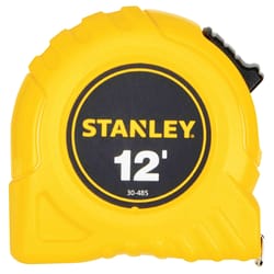 Stanley 12 ft. L X 0.5 in. W Compact Tape Measure 1 pk