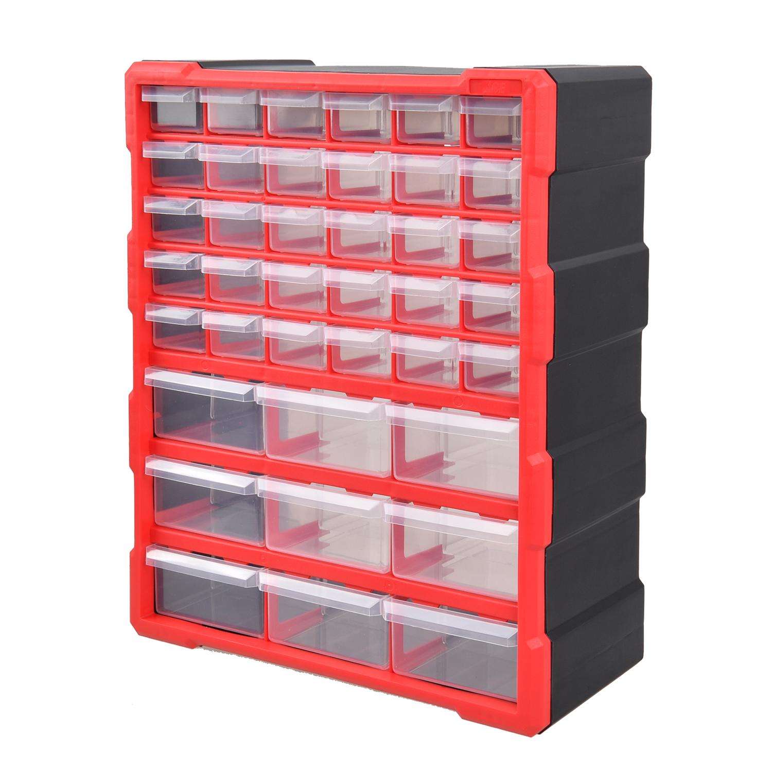 SAFE Rock Collection Box with 18 Compartments & 2 Sliding Latches