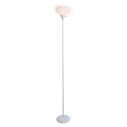 Newhouse Lighting 71 in. Beige/White Floor Lamp