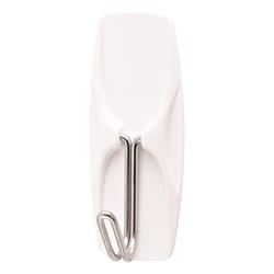 3M Command Medium Plastic Wire Hooks 2.17 in. L 2 pk
