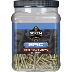 Screw Products EPIC No. 9 X 1.625 in. L Star Coated Deep Trim Screws 148 pk