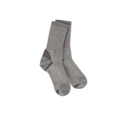 Hiwassee Trading Company Men's Heavy Weight L Crew Socks Brown