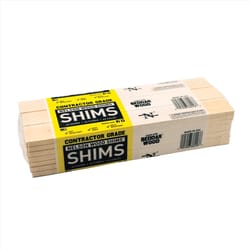 Nelson 1.5 in. W X 12 in. L Wood Shim 42 pk Nelson 1.5 in. W X 12 in. L Wood Shim 42 pk