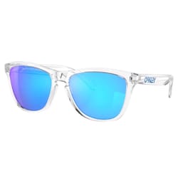 Oakley Frogskins Unisex Clear Frame Blue Lens Sunglasses
