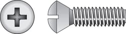 HILLMAN No. 1/4-20 Ga. X 1-1/2 in. L Phillips Oval Head Stainless Steel Machine Screws 100 pk