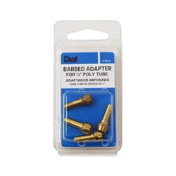 Dial 1/4 in. H Steel Brass Barbed Adapter