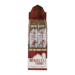 Wenzel's Farm Beef and Bacon Beef Stick 2 oz Pouch