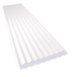 Palruf 26 in. W X 144 in. L PVC Roof Panel White Opaque