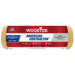Wooster American Contractor Knit 9 in. W X 1/2 in. Regular Paint Roller Cover 1 pk