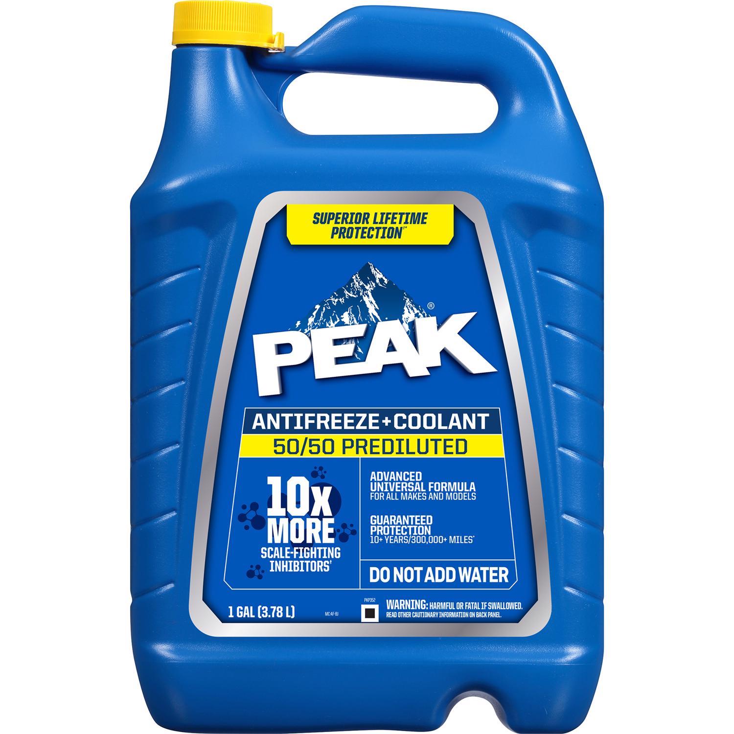 Peak 10X 50/50 Antifreeze/Coolant 1 gal Mfr PKPB53 Ace Hardware