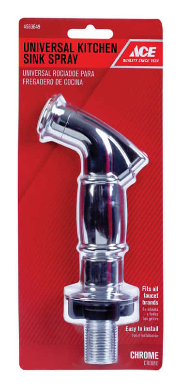 Ace Chrome Plastic Kitchen Side Spray Head All Faucet Brands - Ace Hardware