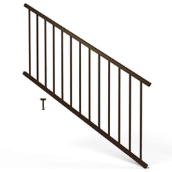 Fortress Building Products Inspire Railing 32.5 in. H X 72 in. W X 2 in. L Aluminum Stair Rail Panel